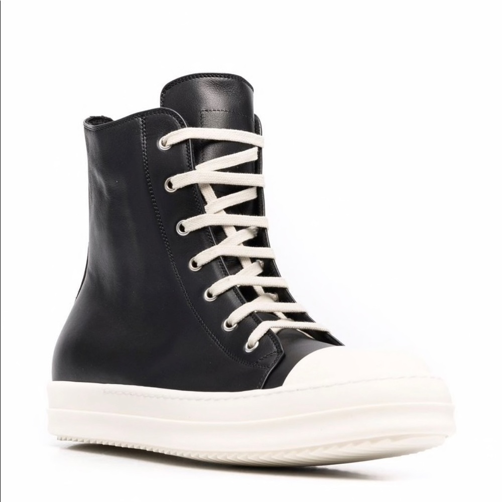 Rick Owens Leather sneakers for sale MENS